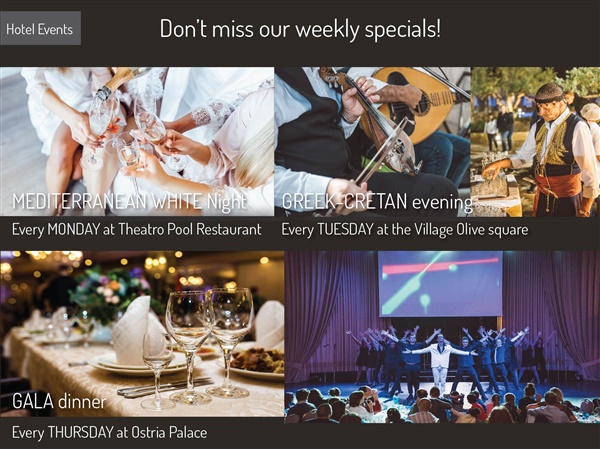 Hotel Weekly Events
